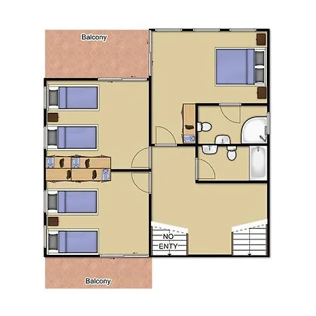别墅 In Sleeps 6 With Pool Air Con And Wifi